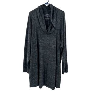 Torrid Super Soft Plush Size 5 5XL Cowl Neck Long Sleeve‎ Sweater Dress w Pocket